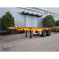 2 Axle 30 Ton Low شاحنة مسطحة مقطورة