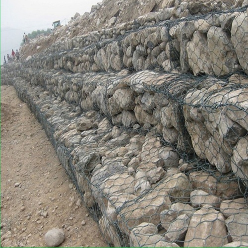 Keluli karbon Galvanized Gabion Box mesh