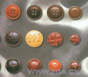 Imitate Leather Button