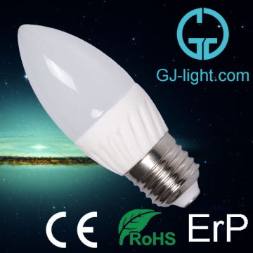 super brightness for 3w led candle bulbs frosted