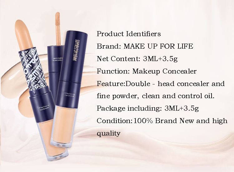 2 In 1 Double Head Liquid Concealer and Cream Makeup Concealer pen
