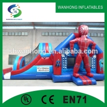 Spider-man Inflatable tunnel inflatable combo/inflatable bouncer