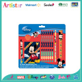 Mickey Mouse 12-piece stationery set