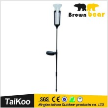 rain gauge color changing solar garden light