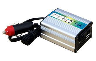 Sliver Auto Car Battery Power Inverter 100 Watt For Tablet