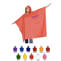 Werbeanbringung Logo Regenponcho / Regenmantel als Geschenk