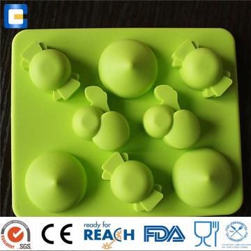 eco-friendly FDA high quality funny silicone cake mold makers for sweet