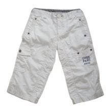 Children's cargo pant, soft hand texture