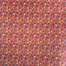 Flower Red/Blue Printed Lining