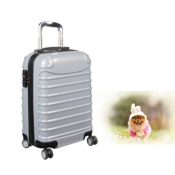 abs and pc trolley suitcase abs travel luggage