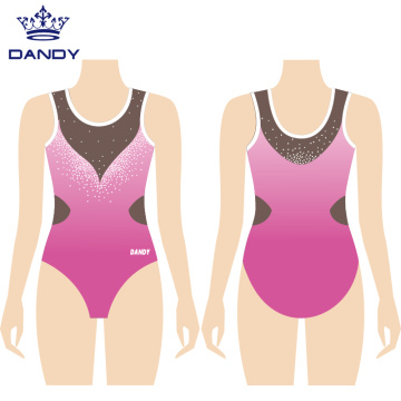 Gimnastik Girls Sexy Leotard