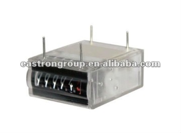single phase stepper motor mini counter for energy meter