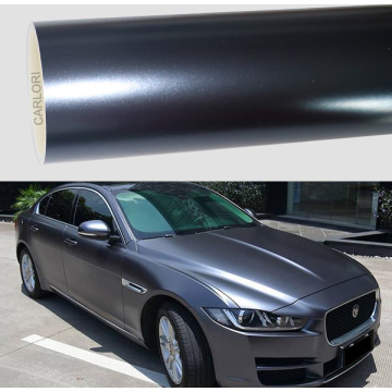 Satin Metallic Midnight Blue Car Wrap.