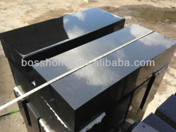 Strong black basalt tile flooring paving stone