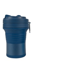 Portable Silicone Travel Cup for Hot and Cold Drinks