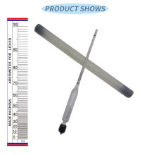 Alcohol Hydrometer: Accurate Alcohol Level Indicator Meter for Spirits, Liquids, and Beverages (0-100% Alcohol)