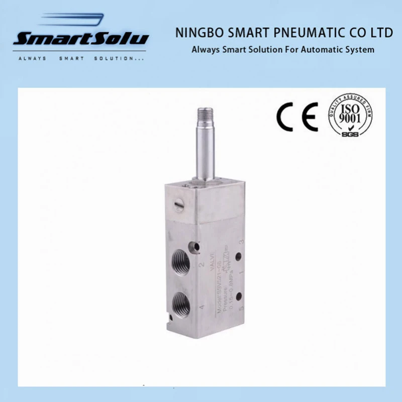 5/2, Single-Head, Pipe Joint Bore 1/4, Ssv Series Stainless Steel Solenoid Valve