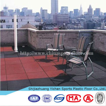 Clean rubber laminate flooring for gym