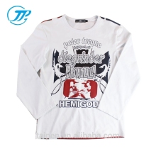 Guangzhou Manufatory Boys Long Sleeve T Shirt 100% Cotton Pullover T Shirt Casual Top