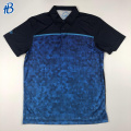 Camiseta de polo de chicos viejos azules oscuros