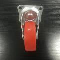 3 Inch Plate Swivel PVC Material Small Caster