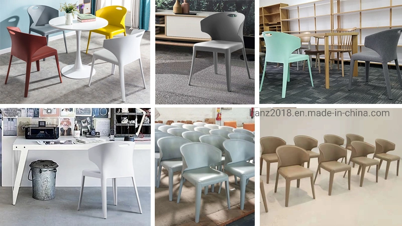 Modern New Design Colorful Backyard Home Furniture Hotel Restaurant Indoor or Outdoor PP Plastic Dining Chair