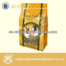 Multifunction biodegradable reusable plastic dog food packaging bag