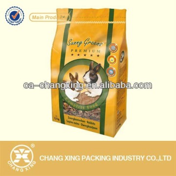 Multifunction biodegradable reusable plastic dog food packaging bag