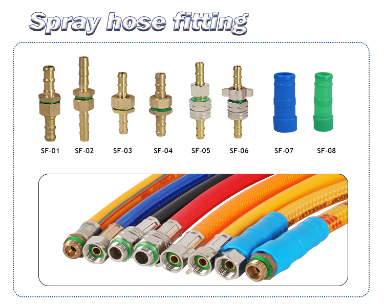 High pressure spray hose for agriculture