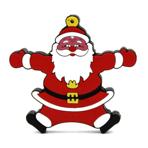 Unidad flash USB con forma de Papá Noel de Navidad