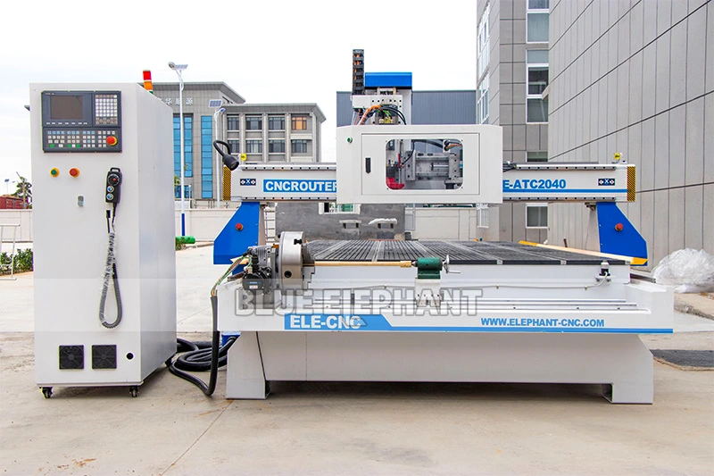 4axis CNC Router 2060*4000*400mm Woodworking Machine for DIY Wood Furniture