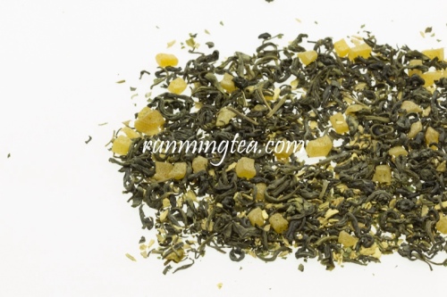 Natural Mango Flavoured Fruit Tea Bag Mix with Green Tea