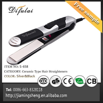Ultrasonic Hair Straightener Ceramic Flat Iron Hair Straightener