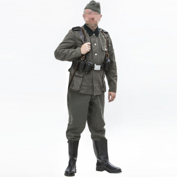 KMS Outdoor Breathable Rip Stop WW2 German BDU Camouflage Uniform for Men