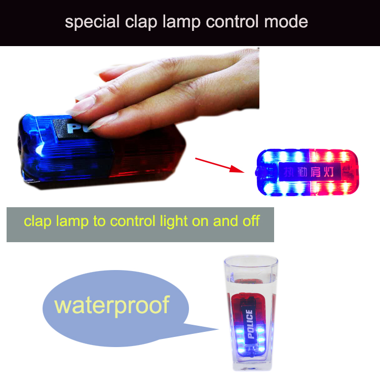 portable warning shoulder lamp