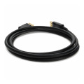 Black DisplayPort Cable for PC Monitor