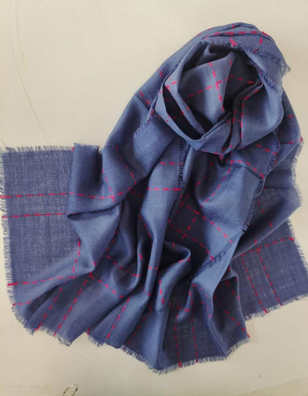 Printed Wool Scarf Msy 406