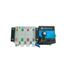 Dual Power DIN Rail Automatic Transfer Switch (3 Phase, 125A, 4 Pole) - ATS Auto/Manual Transfer Switch