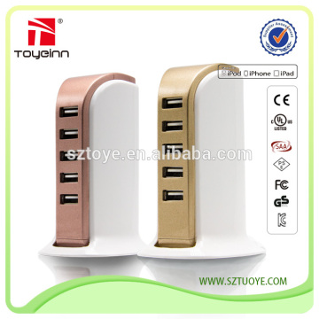 Wholesales 5v 6a 30w 5port usb charger,travel charger usb