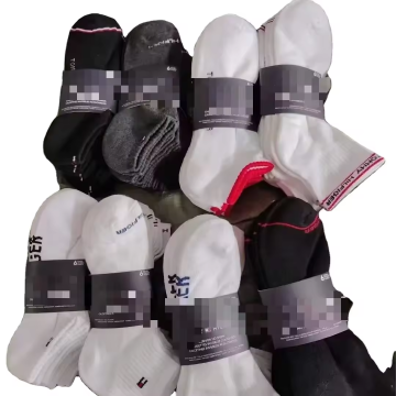 Men's and Women's Overstock Cotton Socks - Wholesale Cancelled Garment Lots