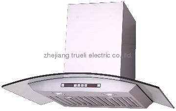 ducted range hoods with buffle