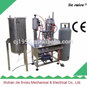 HOT! semi automatic snow spray party foam spray filling machine