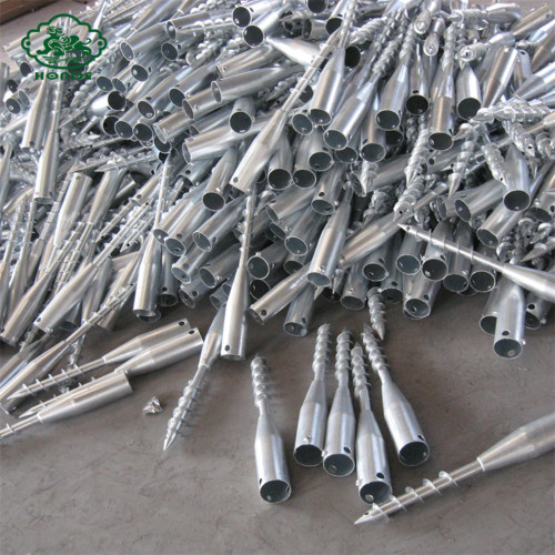 Customized Q235 Steel Helical Screw Piles Anchor