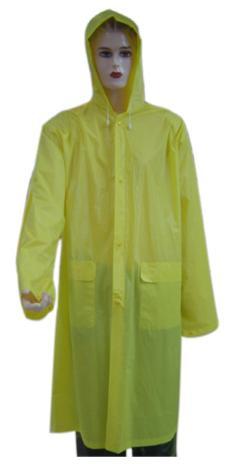 Gelbe Kunststoff Eva Rainwear