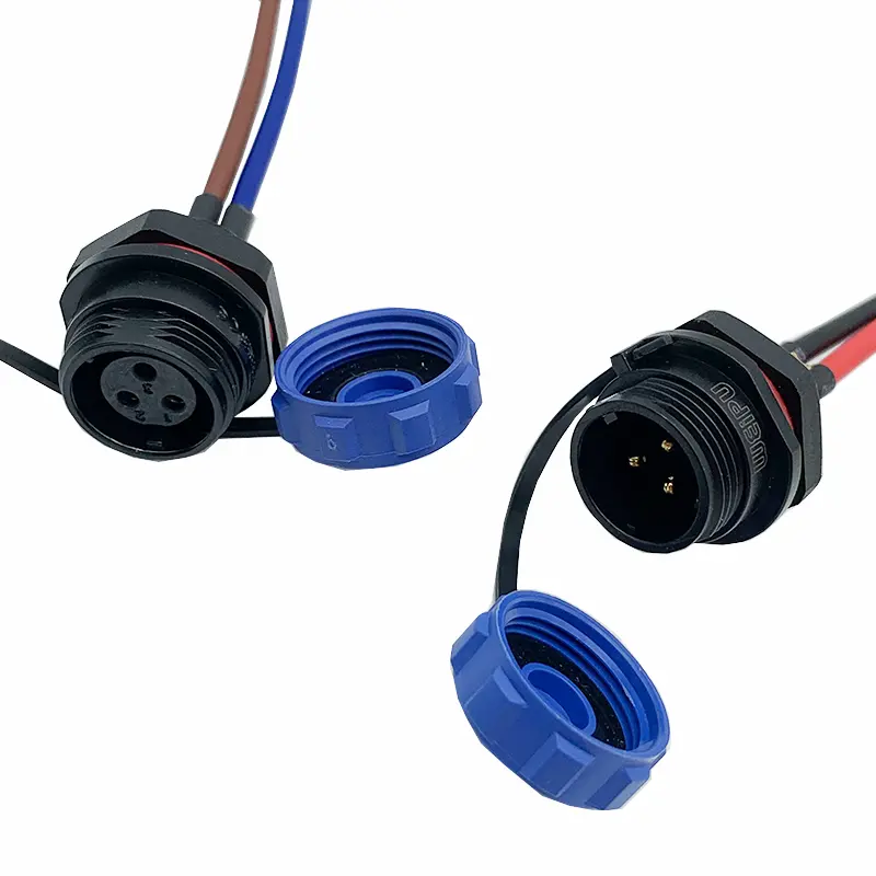 Custom Plastic SP13 SP21 Circular Connector Cable