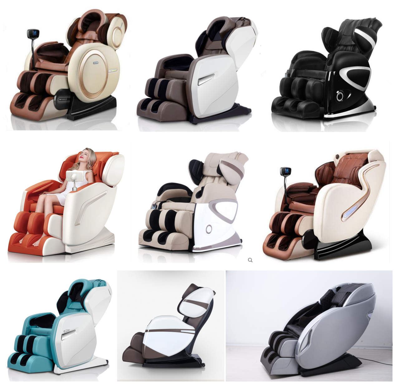 Hip airbag vibration massage chair