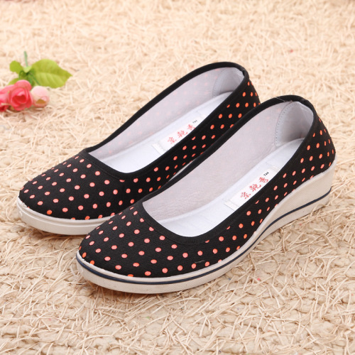 wedge cloth shoes for women