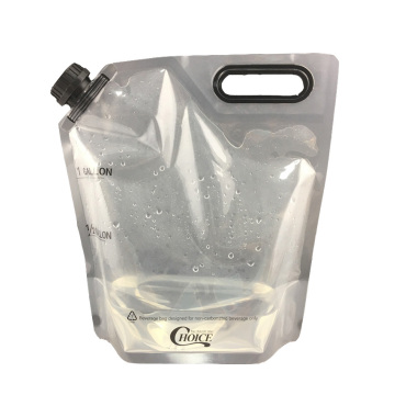 투명한 1 갤런 휴대용 물 플라스틱 용기