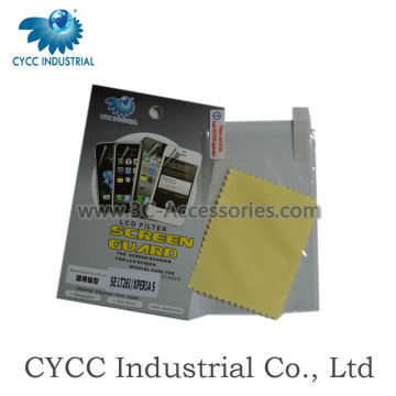 Professional LCD filter film screen guard for sony Ericsson LT26i
