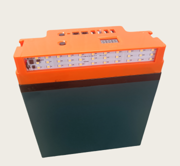 Detachable Plastic USB Power Bank with LED Lights Cover